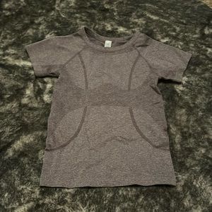 yoga basic seamless solid color sport t-shirt